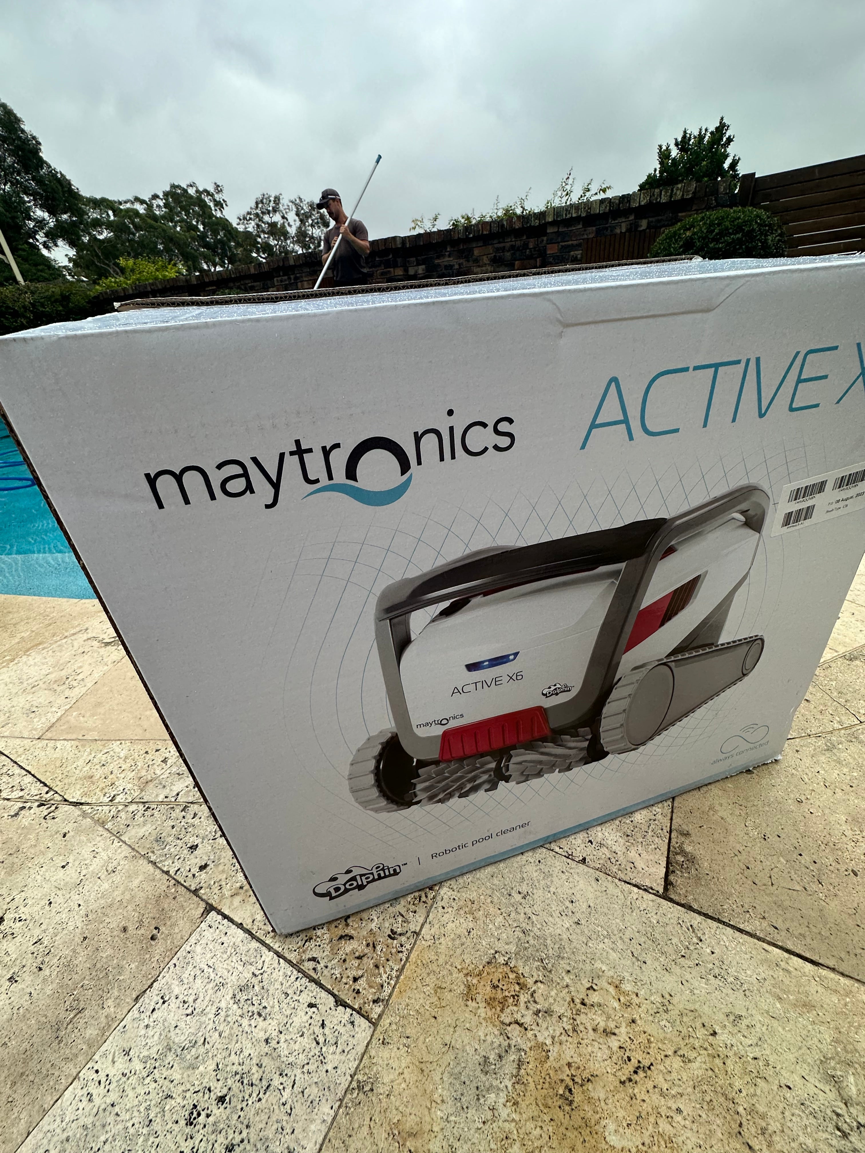 Maytronics Dolphin X6 Robotic Pool Cleaner Delivered and installed in your pool