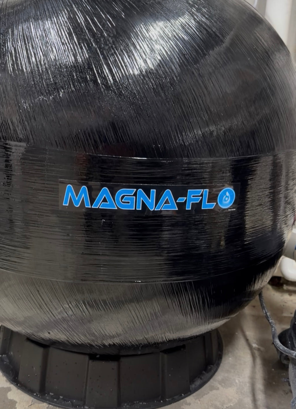 Magnaflo Media Filter fully installed
