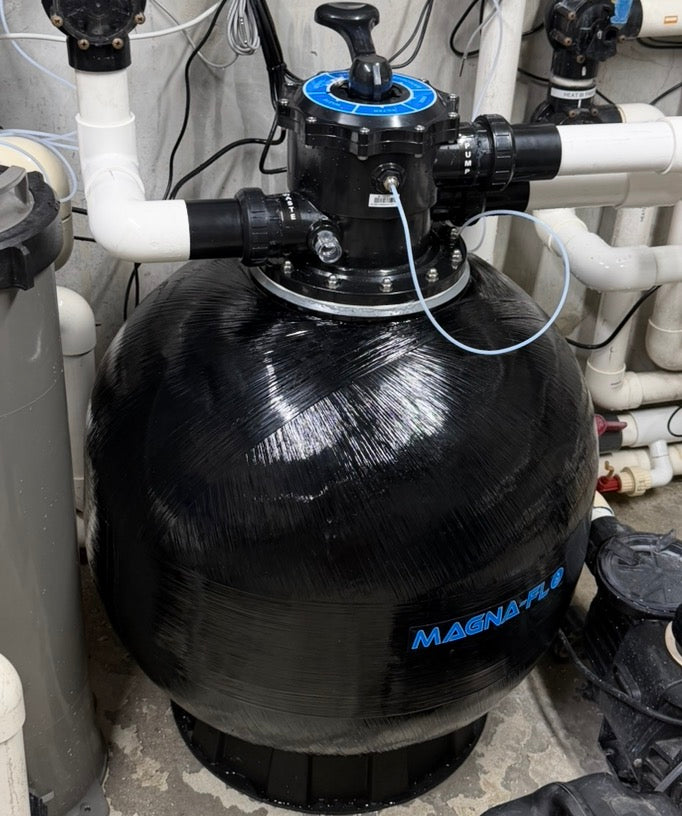 Magnaflo Media Filter fully installed